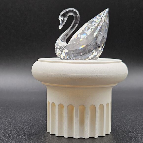 Swarovski Crystal Swan 187407 Centennial Anniversary With Box And COA - Picture 3 of 9